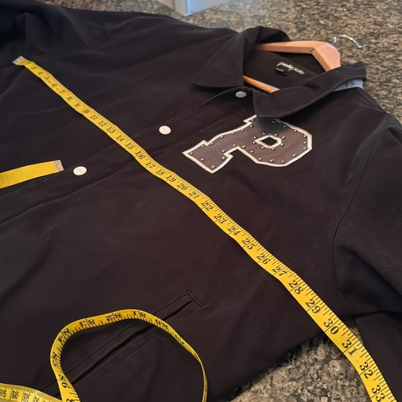 Pelle Pelle vintage all American Black bomber Jacket EUC 4XL - Picture 11 of 15